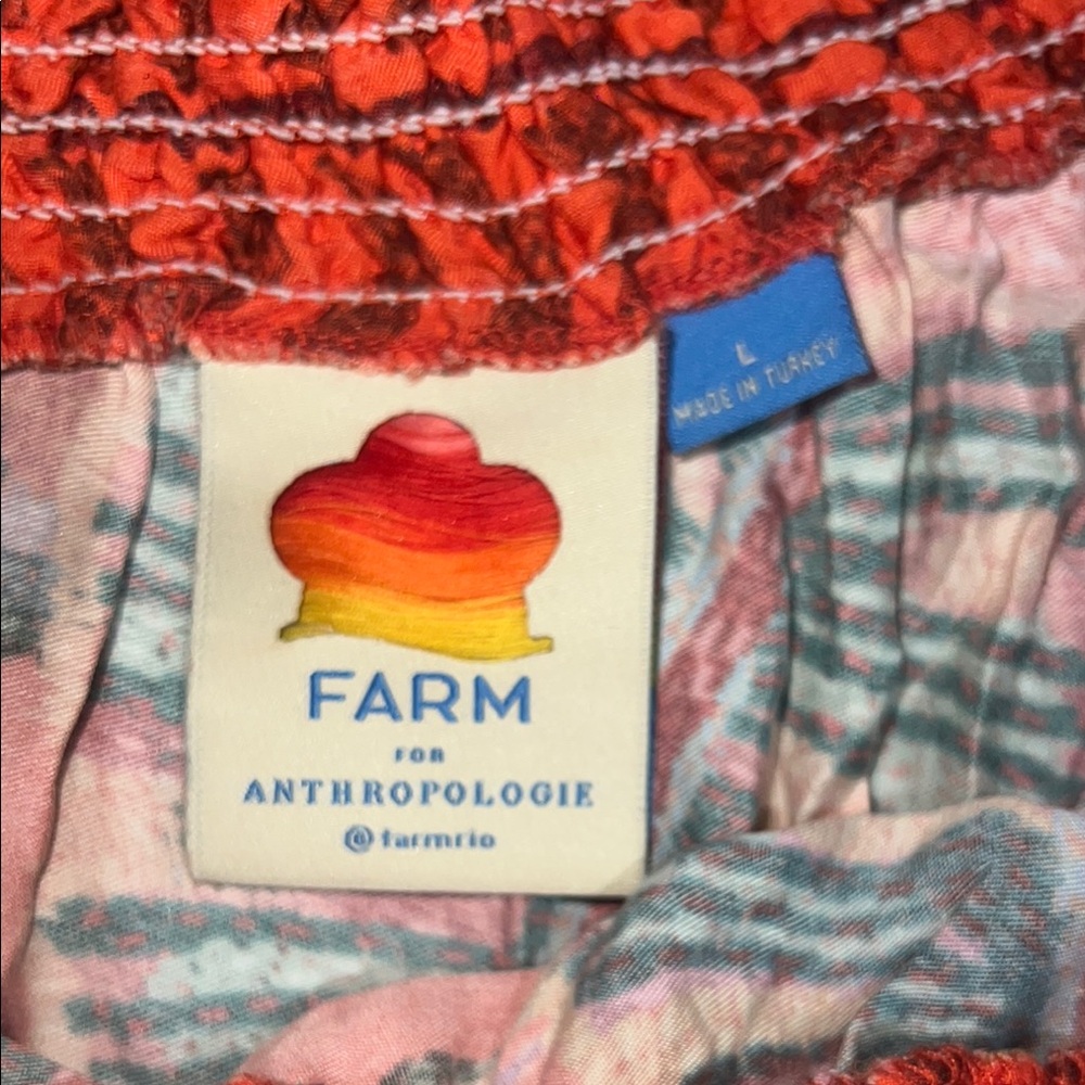 Farm Rio Anthropologie Birdie Orange Dress 179. View 5